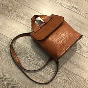 SOLD Faux Leather Mini Backpack